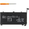 LUSONBAY HB4593J6ECW Batteria per laptop compatibile con MateBook 13 2018 2019 2020 WRT-W19 WRT-WX9 WRT-W29 WRT-W29E HN-W19R HN-W29R HN-W19L WRTB-WFE9L WRTB-WFH9L WRTB WAH. 9L WRTB-WFH9F
