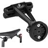 HOMTRAK Supporto luce posteriore bicicletta con montaggio su binario, compatibile con Garmin Varia RTL515 RTL510 RVR315 TL300, accessori regolabili stabili per bici da strada MTB, supporto sella luce
