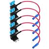 Keenso Adattatore Porta Fusibile Auto TAP Add-a-Circuito 15A Fusibile Auto (Standard)