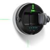 HOZO M-Cube 02 - Livella a bolla laser con supporto a parete - livella a croce con linea verticale e orizzontale verde, aderisce alla parete, girevole a 360°, ricaricabile tramite USB, per fai da te e