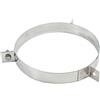 Nova italf Fascetta per cavi tiranti INOX D100 Collare per cavi tiranti inox per canna fumaria in acciaio inox