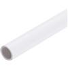 sourcing map Tubo rigido in PVC da 5/16 pollici, tubo rotondo, diametro interno 8 mm, diametro esterno 10 mm, lunghezza 9 pollici, bianco, ad alto impatto, per tubi dell'acqua, artigianato, manicotto