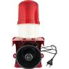 TECKZOON Sirena di Allarme Industriale, Allarme Sonoro e Luminoso 120 dB, Classe di Protezione IP65, Luce LED Industriale, Adatta per Uso Interno ed Esterno (Spina EU 220 V)