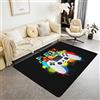 Homemissing Gamer Area Tappeto 150 x 200 cm Gaming Gamepad Tappeto per Soggiorno Camera da Letto Colorato Splash Ink Motivo Decorativo Tappeto antiscivolo Area Runner