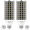 DragonLight 50W Lampadina LED super luminosa da(sostituisce 400 Watt) -3000K bianco caldo 5000LM E27/E40 Edison LED per illuminazione commerciale,illuminazione-garage,officina,cortile(2 pezzi)