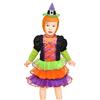 Ciao-Streghetta costume travestimento tutina baby (Taglia 6-12 mesi) con cuffietta, Multicolore, 14393.6-12