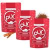 PUR Gum PUR Mints | Caramelle alla menta Senza Aspartame | Dolcificate con Xilitolo | Senza Zucchero, Vegane, Senza Glutine | Gusto Naturale Cannella | 65 Pezzi in Bustina Richiudibile (3 Confezione)