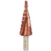 Meichoon Punta a gradino HSS M35 Cobalto 4-20 mm a scanalatura a spirale grande punta pagoda set alesatore con manico triangolare Co fresatura DC17A