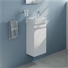 Geberit Renova Plan lavamani, evineo ineo5 evo mobile La: 36 cm, 1 ante, con maniglia incassata,, 500382011+BE0981WH, Renova Plan [Mobili da Bagno > Mobile con Lavamani]