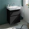 Geberit Renova Plan lavabo, evineo ineo5 evo mobile La: 60 cm, 2 scomparti estraibili, con maniglia incassata,, 501638001+BE0985BM, Renova Plan [Mobili da Bagno > Mobili con Lavabo Integrato]