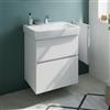 Geberit Renova Plan lavabo, evineo ineo5 evo mobile La: 65 cm, 2 scomparti estraibili, con maniglia incassata,, 501641008+BE0986WH, Renova Plan [Mobili da Bagno > Mobili con Lavabo Integrato]