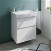 Geberit Renova Plan lavabo, evineo ineo5 evo mobile La: 65 cm, 2 scomparti estraibili, con maniglia incassata,, 501643008+BE0986WH, Renova Plan [Mobili da Bagno > Mobili con Lavabo Integrato]