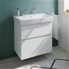 Geberit Renova Plan lavabo, evineo ineo5 evo mobile La: 75 cm, 2 scomparti estraibili, con maniglia incassata,, 501692001+BE0988WH, Renova Plan [Mobili da Bagno > Mobili con Lavabo Integrato]