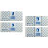 GUTEINTE Blocco Numerato da 1-100, Formato 6 x 13 cm, 100 Pagine, Strappate 2 Parti per Sagre Sorteggi, Eventi, Feste, Fiere, Lotterie e Intrattenimento (4, Multicol)