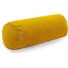 PinkZebra Federa per cuscino cervicale in mussola, ca. 15 x 40 cm, federa per cuscino cervicale con chiusura lampo, federa per cuscino per cuscino cervicale, colore giallo senape