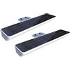 Solarsys® - Lampade solari per esterni, luce lumen 160, pannello solare 4W per segnale stradale per immobili, pubblicità e illuminazione, bianco, confezione da 2