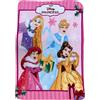 CARTOON Plaid Bambini Principesse Disney tema natale 100 x 140 cm copertina morbida in pile 100% Poliestere 220 GSM calda e leggera ideale per cameretta lettino o divano