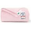 WAVVE Coperta Plaid Divano Pile di Flanella 260gsm - 130x150 cm, Rosa - Coperta Letto Singolo 150x130, Copridivano Caldo e Morbido