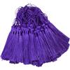 AebDerp 100 nappe da 13 cm, fatte a mano, morbide, setose, con passanti, per creazione di gioielli, progetti fai da te, segnalibri, catenina portachiavi, orecchini per ragazze, portachiavi, cappello di laurea