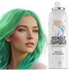 HIESGIE Spray colorante temporaneo per capelli, spray istantaneo per capelli da 150 ml, per adulti e bambini, lavabile e non appiccicoso, formula delicata, verde, per Halloween, cosplay, feste in costume