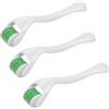 XFSRG 3 Pezzi Microneedling Viso Rullo Derma Roller con Microaghi in Titanio per Trattamenti Antirughe e Ringiovanimento della Pelle Adatto a Tutti i Tipi di Pelle