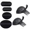 Meet-shop Capelli Volume Bump Up Insert Accessori,Styling della Base dei Capelli Clip 6 Pezzi Accessorio per Cuscinetti per Capelli in Spugna per Donne Ragazze Acconciatura Fai da Te