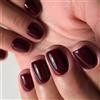 Nymora 32 Unghie Adesive (Press On), Quadrato Corto, Colore Rosso Vino - Unghie in Soft Gel di Qualità Salon, Sensazione Naturale & Durata 1-3 Settimane
