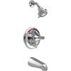 Delta Faucet T13691 Classic 13 Series - Rivestimento per vasca e doccia, deviatore a pulsante (valvola venduta separatamente), cromato