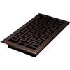 Decor Grates Decor Griglie Oriental pavimento registro, marrone, AJH612-RB