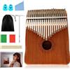 Bqkroa Kalimba - Pianoforte per pollice, 21 tasti, Kalimba 21 chiavi, pianoforte portatile con 21 chiavi Marimba con martello d'accordo, strumento Thumb Piano per adulti, principianti