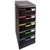 Exacompta 301914D Cassettiere, Nero/Arlecchino/Nero, 35 x 28.8 x 32
