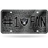 Rico Industries NFL Oakland Raiders Plate con Licenza Plateau #1 Fan, Colori Squadra, Taglia Unica (MTF1702)