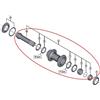 SHIMANO Hb-M8010 Und Hb-M8010-B Assi cavi Silver/Black One Size