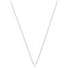 LUXENTER Collana Alphabet finitura argento - Lettera I, Mediano, Metallo, Senza pietra preziosa