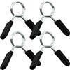 LAMXD Clip ferma dischi a molla, clip di bloccaggio per manubri, clip per pesi per barre per bilancieri da palestra, attrezzatura per sollevamento pesi da fitness, 25 mm/4 pezzi