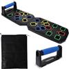Eclove Push Up Board Flessioni Attrezzi, Maniglie Push Up Antiscivolo, Telaio Di Allenamento Push-Up Portatile, Con Borsa Portaoggetti, Attrezzatura Per Allenamento Muscolare Multifunzionale