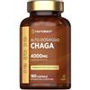 Horbäach Chaga Capsules - 4000mg - 180 Vegano Capsules - Fornisce Polisaccaridi | Alto Dosaggio - Horbacch
