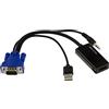 KALEA-INFORMATIQUE Convertitore video da VGA a HDMI per l'utilizzo di uno schermo HDMI su un'uscita PC VGA, con ripresa del suono.