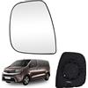 Mingke Vetro Specchio Retrovisore Riscaldabile Lato Sinistro per Citroen Berlingo Peugeot Partner 2012-2023 Opel Vivaro C 2019-2023 Combo E 2018-2023 Toyota Proace 2016-2023
