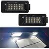FanPaYY Luci targa xenon bianco Nissan Serena Altima Dacia Duster 265108990E | Kit da 2 lampade per targa, installazione semplice, luce xenon bianca