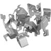 VekAuto 15 Pz Clip Pannello Rifinitura Montante B Carrozzeria Compatibili per Volkswagen Beetle 1998-2019, Supporti di Montaggio Rifinitura Interna in Metallo Resistente Tono Argento