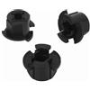Zohisin Morsetto montaggio allineamento radar 3 unità nero morsetto radar veicolare morsetto modulo radar fibbia radar ricambio per Civic Accord CR-V codice 36806-TLA-A01