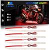YM E-Bright Luce di Striscia Automotive LED Può Tagliare Underwater Ocean LED Illuminazione Moto Camion Golf Auto Indoor ed Outdoor Impermeabile IP68 24 pollici 72SMD 12V (4 pezzi)