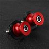 QJY-Motor Part-Store QJY M6 Moto Nottolini Cavalletto Appoggi 6MM Diabolos per YA&-MAHA MT03 MT-01 MT-09 MT10/SP 2000-2019 2020 2021 2022 2023- Rosso