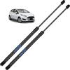 Koaudb 2x Molle a Gas Ammortizzatori Posteriori per Ford Fiesta MK7 2008-2017 Nero Pistoni Portellone Posteriore Pistoni per Portellone Posteriore Sostituire #8A61A406A10AB, 8A61 A406A10 AC