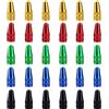 SZCXDKJ 30 Pezzi Bicicletta Presta Cappucci delle Valvole, Multicolore Lega di Alluminio Anodizzato Tappi Valvola Ciclismo, Stile Francese Bici Tappi per Pneumatici Coperture a prova di polvere Coprivalvole