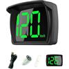 Shkalacar HUD per Auto, Headup Display KM/H mph Tachimetro Digitale GPS Con Caratteri Grandi a LED per Auto, Camion, SUV, Moto