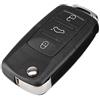 topone1 2 3 Pulsanti a Distanza di Vibrazione Pieghevole Chiave dell'automobile Shell Caso FOB per VW Bora Passat Golf Polo Jetta Touran(3 Pulsanti)