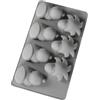 Gedalabels Geda Labels - Stampo per muffin Peanuts, in silicone, colore: grigio