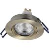 OSRAM Faretto da incasso a LED Spot Set 4,5W verde-ottone, bianco caldo 2700K, alluminio, montaggio a scatto girevole, set da 3